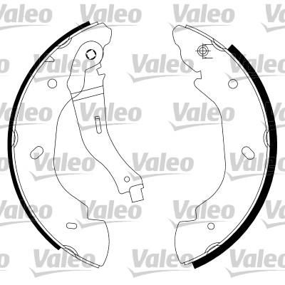 Valeo 564023 комплект тормозных колодок на FORD TRANSIT c бортовой платформой/ходовая часть