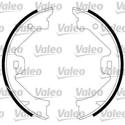 Valeo 564028 комплект тормозных колодок, стояночная тормозная с на MG MG ZT- T