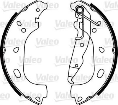 Valeo 564103 комплект тормозных колодок на OPEL ASTRA H (L48)