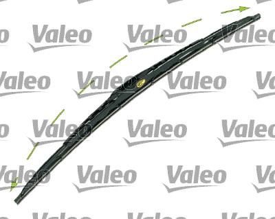 Valeo 567883 щетка стеклоочистителя на VW PASSAT Variant (3B6)