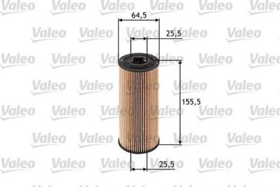 Valeo 586502 масляный фильтр на VW GOLF IV (1J1)
