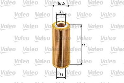 Valeo 586511 масляный фильтр на 7 (E65, E66, E67)