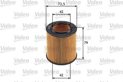 Valeo 586566 масляный фильтр на 5 (F10, F18)