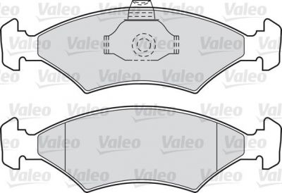 Valeo 598042 комплект тормозных колодок, дисковый тормоз на FORD FIESTA фургон (JV_)