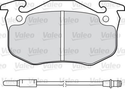 Valeo 598080 комплект тормозных колодок, дисковый тормоз на RENAULT SUPER 5 (B/C40_)