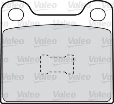 Valeo 598099 комплект тормозных колодок, дисковый тормоз на OPEL MONZA A (22_)