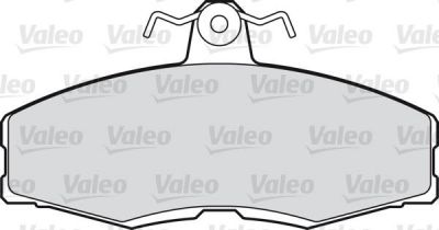 Valeo 598217 комплект тормозных колодок, дисковый тормоз на SKODA FELICIA I Fun (797)