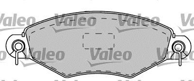 Valeo 598324 комплект тормозных колодок, дисковый тормоз на PEUGEOT 306 (7B, N3, N5)