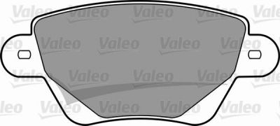 Valeo 598527 комплект тормозных колодок, дисковый тормоз на NISSAN KUBISTAR (X76)