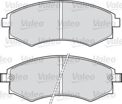 Valeo 598574 комплект тормозных колодок, дисковый тормоз на HYUNDAI SONATA II (Y-2)