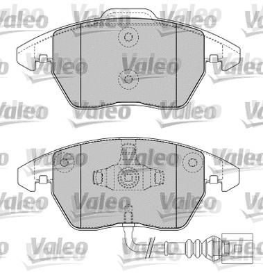 Valeo 598635 комплект тормозных колодок, дисковый тормоз на AUDI A1 (8X1, 8XK, 8XF)