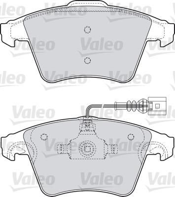 Valeo 598652 комплект тормозных колодок, дисковый тормоз на VW MULTIVAN V (7HM, 7HN, 7HF, 7EF, 7EM, 7EN)