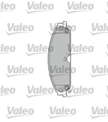 Valeo 598743 комплект тормозных колодок, дисковый тормоз на CHRYSLER 300 C (LX)