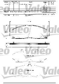 Valeo 601314 комплект тормозных колодок, дисковый тормоз на FIAT FREEMONT (JC_, JF_)