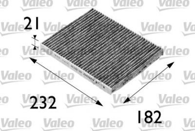 Valeo 698692 фильтр, воздух во внутренном пространстве на LANCIA DELTA III (844)