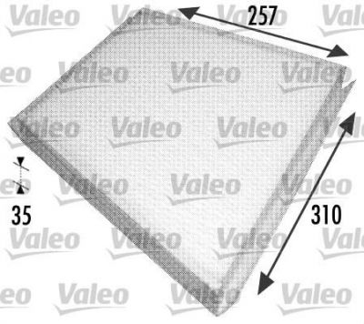 Valeo 698702 фильтр, воздух во внутренном пространстве на MERCEDES-BENZ E-CLASS (W211)