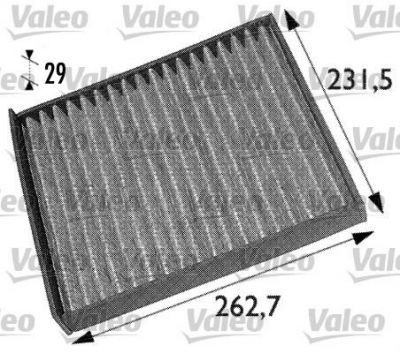 Valeo 698708 фильтр, воздух во внутренном пространстве на OPEL ASTRA G универсал (F35_)