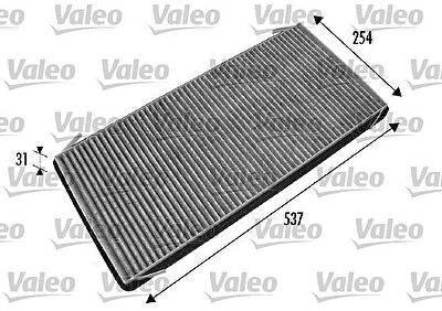 VALEO Фильтр салона угольный X5 E53 537X254X31mm (64318409044, 698776)