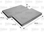 Valeo 698863 фильтр, воздух во внутренном пространстве на 5 (E60)