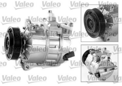 VALEO Компрессор кондиционера AD A3 VW Golf V/Passat/Jetta III FSI (1K0820803F, 699357)