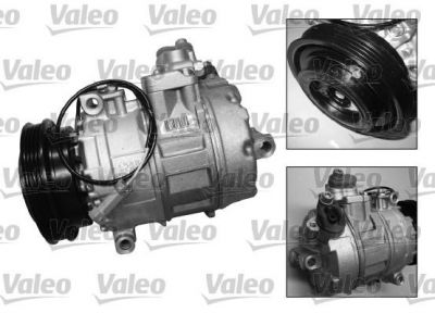 VALEO Компрессор кондиционера Audi A4, Skoda Superb, VW Passat 1.6i/1.8i/1.9TDi/2.0TDi/2.0i/2.5TDi 01> (8D0260805J, 699376)