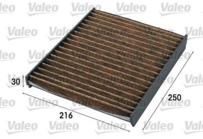 Valeo 701009 фильтр, воздух во внутренном пространстве на SKODA ROOMSTER Praktik (5J)