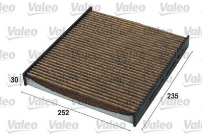 Valeo 701020 фильтр, воздух во внутренном пространстве на AUDI A3 Limousine (8VS)