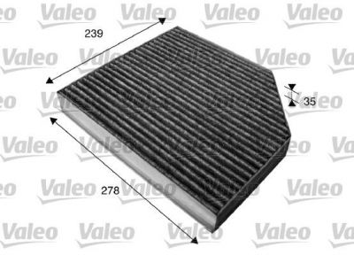 Valeo 715580 фильтр, воздух во внутренном пространстве на AUDI Q5 (8R)