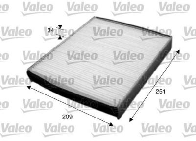 Valeo 715627 фильтр, воздух во внутренном пространстве на VOLVO V50 (MW)