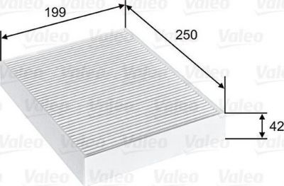 Valeo 715815 фильтр, воздух во внутренном пространстве на 3 (F30, F35, F80)