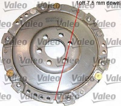 Valeo 801439 комплект сцепления на VW GOLF III (1H1)