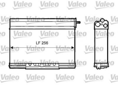 Valeo 812401 Радиатор отопителя E81/E84/E87/E90/F25 1.6-4.0 03-/11-