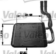 Valeo 812443 теплообменник, отопление салона на KIA CARENS II (FJ)