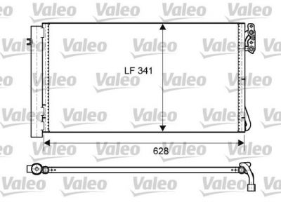 Valeo 814012 конденсатор, кондиционер на 3 купе (E92)