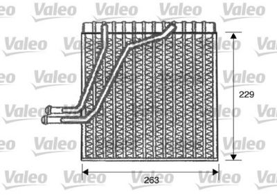 Valeo 817113 испаритель, кондиционер на VW PASSAT Variant (3A5, 35I)