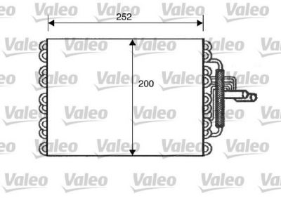 Valeo 817219 испаритель, кондиционер на AUDI 80 Avant (8C, B4)