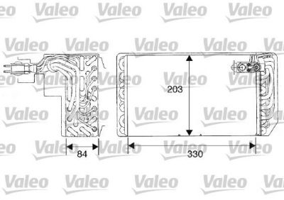 VALEO Испаритель кондиционера Peugeot 608 (817467)