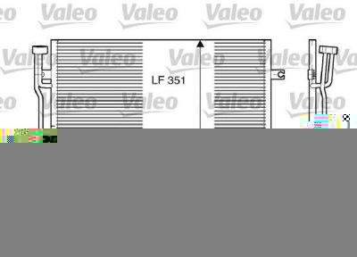 Valeo 817559 конденсатор, кондиционер на VOLVO V40 универсал (VW)