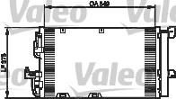 Valeo 818047 конденсатор, кондиционер на OPEL ZAFIRA A (F75_)