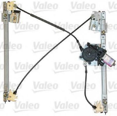 VALEO Стеклоподъемник двери передней правой с мотором VAG VW/SEAT Polo, Caddy II, Ibiza II, Cordoba, Inca 1.0-2.0L 93-04г (6K4837402P, 850391)