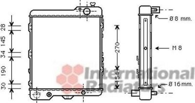 Van Wezel 03002038 радиатор, охлаждение двигателя на AUDI 90 (81, 85, B2)