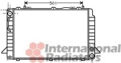 Van Wezel 03002085 радиатор, охлаждение двигателя на AUDI COUPE (89, 8B)