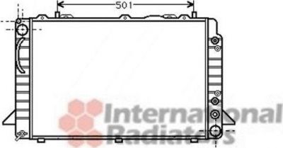 Van Wezel 03002088 радиатор, охлаждение двигателя на AUDI COUPE (89, 8B)