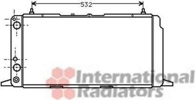 Van Wezel 03002091 радиатор, охлаждение двигателя на AUDI 100 (44, 44Q, C3)