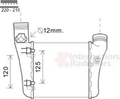 Van Wezel 03004333 интеркулер на AUDI A4 (8EC, B7)