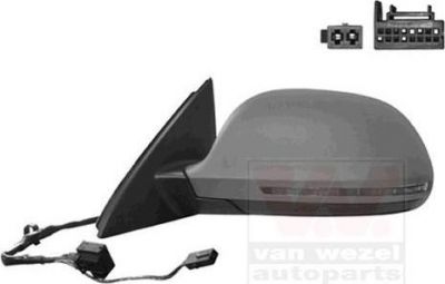 Van Wezel 0370815 наружное зеркало на AUDI Q3 (8U)
