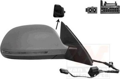 Van Wezel 0370818 наружное зеркало на AUDI Q3 (8U)