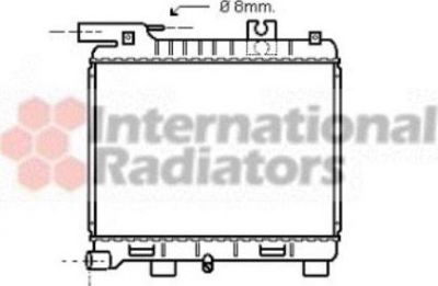 Van Wezel 06002055 радиатор, охлаждение двигателя на 3 кабрио (E30)