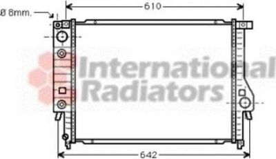 Van Wezel 06002097 радиатор, охлаждение двигателя на 3 (E30)