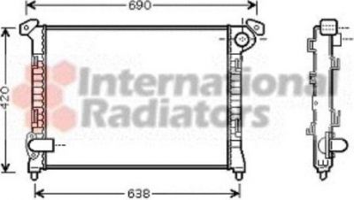 Van Wezel 06002286 радиатор, охлаждение двигателя на MINI MINI (R50, R53)